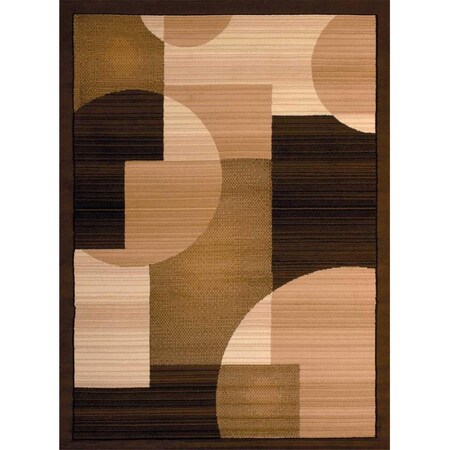Rlm Distribution 1 ft. 11 in. x 3 ft. 3 in. Dallas Zoom Zoom Accent Rug, Brown HO2625528